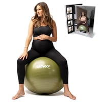 Pelota De Parto Babygo 65 Cm Set De Ejercicios De Yoga Para Embarazo