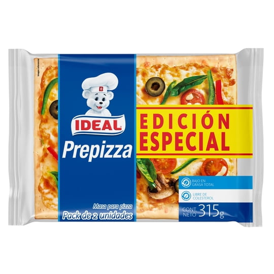 Masa Pre Pizza 2 Un 315 g Ideal