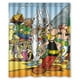 thumbnail image 1 of Cortina de ducha Astérix y Obélix, juego de cortina de baño con ganchos, tamaño 60 x 72 pulgadas, 1 of 3