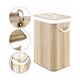 thumbnail image 2 of Cesto Canasto Ropa Sucia Bambu Whitmor 60cm Con Tapa Y Asa Bambu Claro, 2 of 3