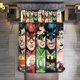 thumbnail image 1 of 3 Pieces Comic Spiderman City Team Bedding Comforter Set Full with 2 Pillowcases for Kids Teens Girls Women Microfiber Easy Wash Light Breathable Cozy White Base Bed Sheets, 1 of 5