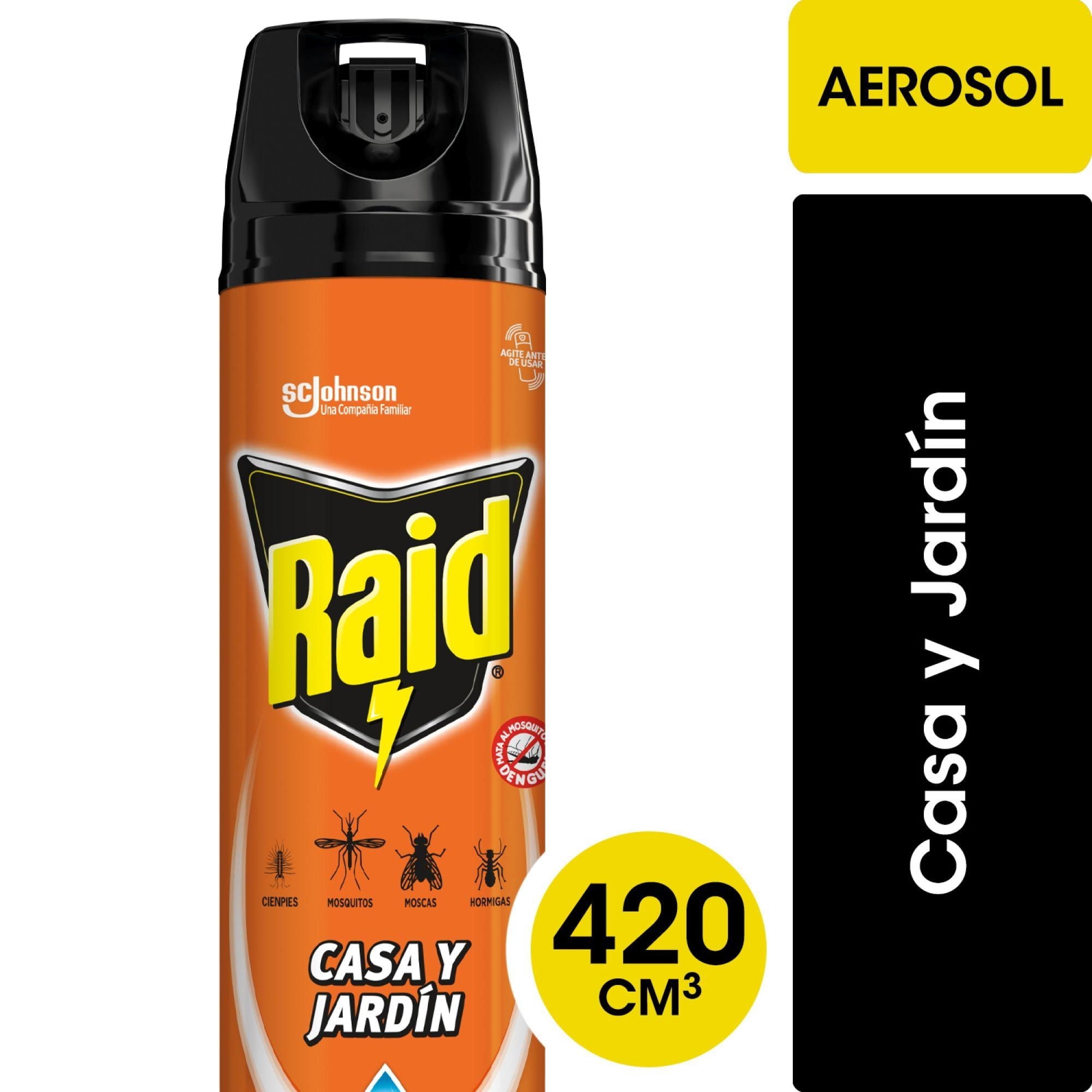Raid - Insecticida Aerosol Casa Y Jardín Lata