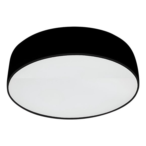 Foco Plafon Panel Led Redondo Sobrepuesto Itd Deco 12w 6000k negro