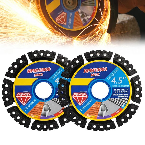 Discos sierra diamante 115mm multiusos 3 pack resistencia amoladora angular uso húmedo seco