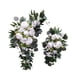thumbnail image 3 of Arreglo floral de arco de boda artificial, decoraciones, guirnalda de flores de peonía de seda para celebración, decoración festiva, hecho a mano, ver Blanco, 3 of 5