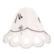 thumbnail image 2 of E27 blanco vidrio ventilador de techo ara?a pared aplique luz sombra 5, 2 of 5