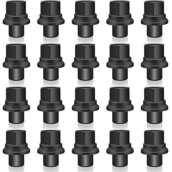 TUERCAS BTXKQTH M22x1.5 19 mm 33 mm Hexagonales de Acero al Carbono 20 uds