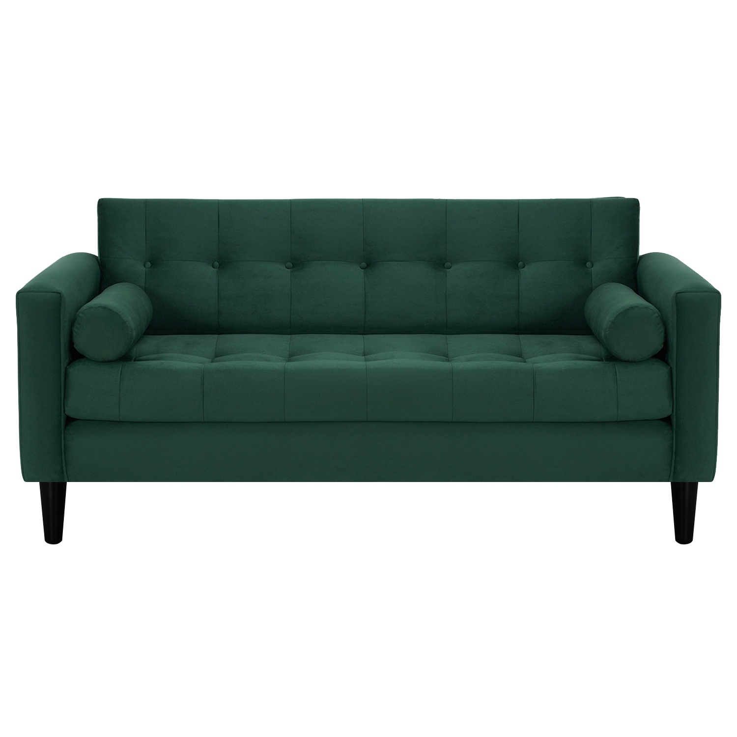 Bodevir - Sofa Retro 3C Felpa 00 Verde Botella