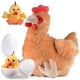 thumbnail image 1 of Gallina de juguete PREXTEX Big Mommy con 2 huevos de Pascua y pollitos de plástico, 1 of 6