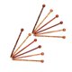 thumbnail image 3 of 12 PCS Retro Imprimir Horquilla De Madera Aguja Tocado Accesorios De Joyería 13 Cm, 3 of 5