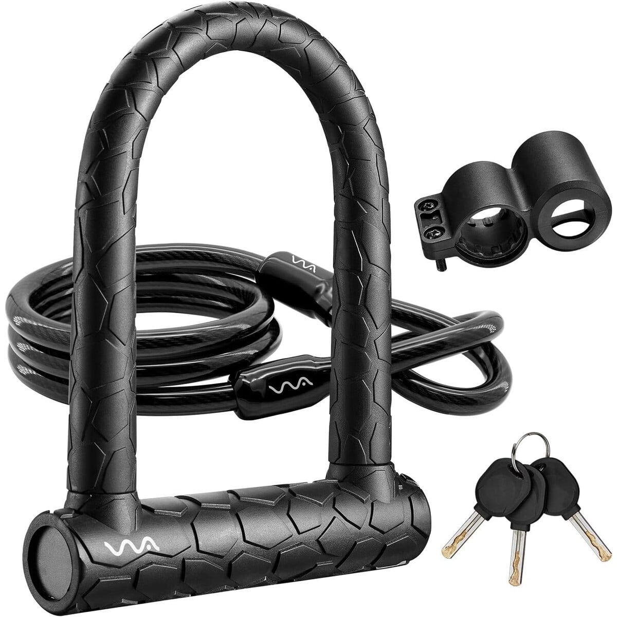 Candado U Vva 20mm Combinación Antirrobo Bicicleta 29cm