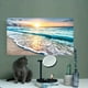 thumbnail image 1 of 1pc Print Oil Painting, Modern European And American Style Inswind Shoreline Sunrise Sea Sun Hanging Wall Wallpaper Background Painting Crash Into Me Home Decoration Poster Art Wall Decoration Painti, 1 of 5