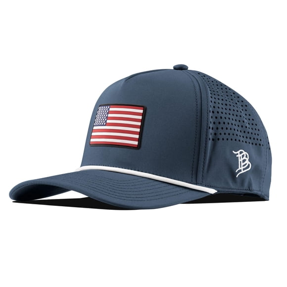Gorra Branded Bills Old Glory 5 Panel Ajustable con Bandera de EE. UU.