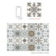 thumbnail image 1 of 24pcs Retro Art Tile Sticker, Self-adhesive 3D Wall Sticker Kitchen Wallpaper Murals Waterproof Cabinet Decals For Living Room Bathroom Decoration, 1 of 3
