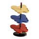thumbnail image 5 of Zapatero Vertical De Esquina, Organizador De Almacenamiento Para Apartamento, Dormitorio, Entrada, 3 Niveles, Azul, Amarillo Y Rojo, 5 of 5