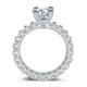 thumbnail image 3 of Anillos de Boda para Mujer de Moissanita de 2 Quilates, Anillos de Diamante Corte Redondo S925 de Plata Esterlina Color D VVS1, Opción Ideal para Cumpleaños, Aniversario y Ocasiones Románticas con, 3 of 6