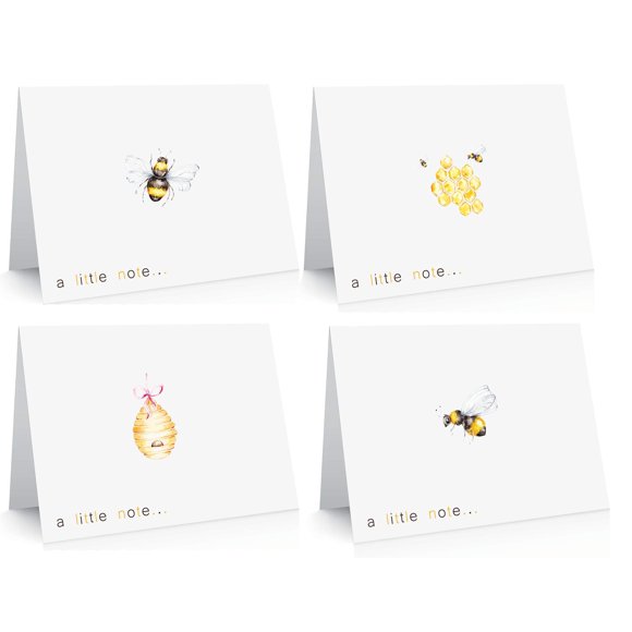 Tarjetas de felicitación La empresa de tarjetas The Lazy Panda Bee Recycled Paper
