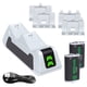 thumbnail image 1 of Estación de carga para controlador de Xbox Series X & S con 2 paquetes de batería de 1800mAh para Xbox One X/S/Elite, 1 of 8