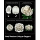 thumbnail image 3 of Set de construcción iAtom con ramo de rosas blancas, 12 unidades, para bodas, 3 of 6