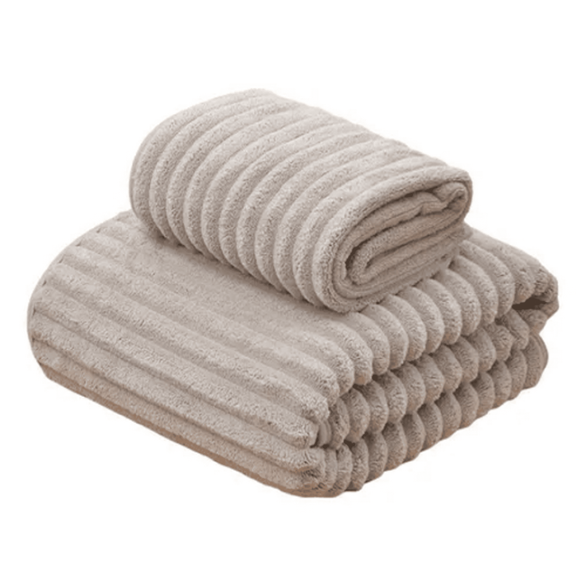 Genérico - Pack 2 Toallas Microfibra 140x70 + 75x35 Cm Set Secado Rápido