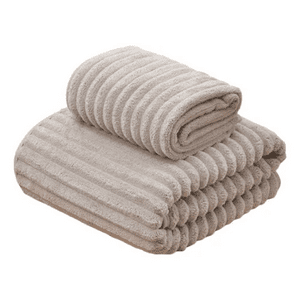 Genérico - Pack 2 Toallas Microfibra 140X70 + 75X35 Cm Set Secado Rápido