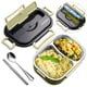thumbnail image 1 of Contenedor Para Almuerzo De 23 X 17 X 7 Cm De Acero Inoxidable Tipo Bento, 1 of 9
