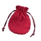 thumbnail image 1 of Bolsa De Terciopelo Con Cordón Para Regalo, Para Anillos, Joyas, Color Vino Tinto, 9,5 X 11,5 Cm, 1 of 5