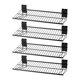thumbnail image 1 of Estantes Slatwall PYBTOOL, resistentes, para almacenamiento de garaje, 24 cm, paquete de 4, 1 of 9