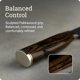 thumbnail image 5 of Cuchillo de chef Shun Premier de 8" VG-MAX Damasco Pakkawood, 5 of 8
