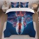 thumbnail image 1 of Sci-Fi Fighter Themed Bedding Set Duvet Cover and Pillowcase Set, 1 of 5