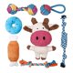 thumbnail image 1 of Dog Toys Toozey, paquete de 7 unidades para perros pequeños, juguetes para la dentición de cachorros, 1 of 8