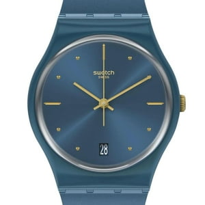 Reloj Swatch Unisex Silver In Blue Gn417 Azul