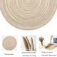 thumbnail image 4 of Juego de 6 Manteles Individuales Redondos Firefly Hope Beige 36 cm, 4 of 4