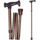 thumbnail image 1 of Bastón Plegable Ajustable Con Mango Ergonómico 113 Kg Bronce, 1 of 7
