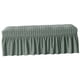 thumbnail image 3 of Protector De Muebles De Asiento De Banco De Cubierta De Banco Largo Para La Decoración Del Hotel De La Sala De Estar Verde, 3 of 5