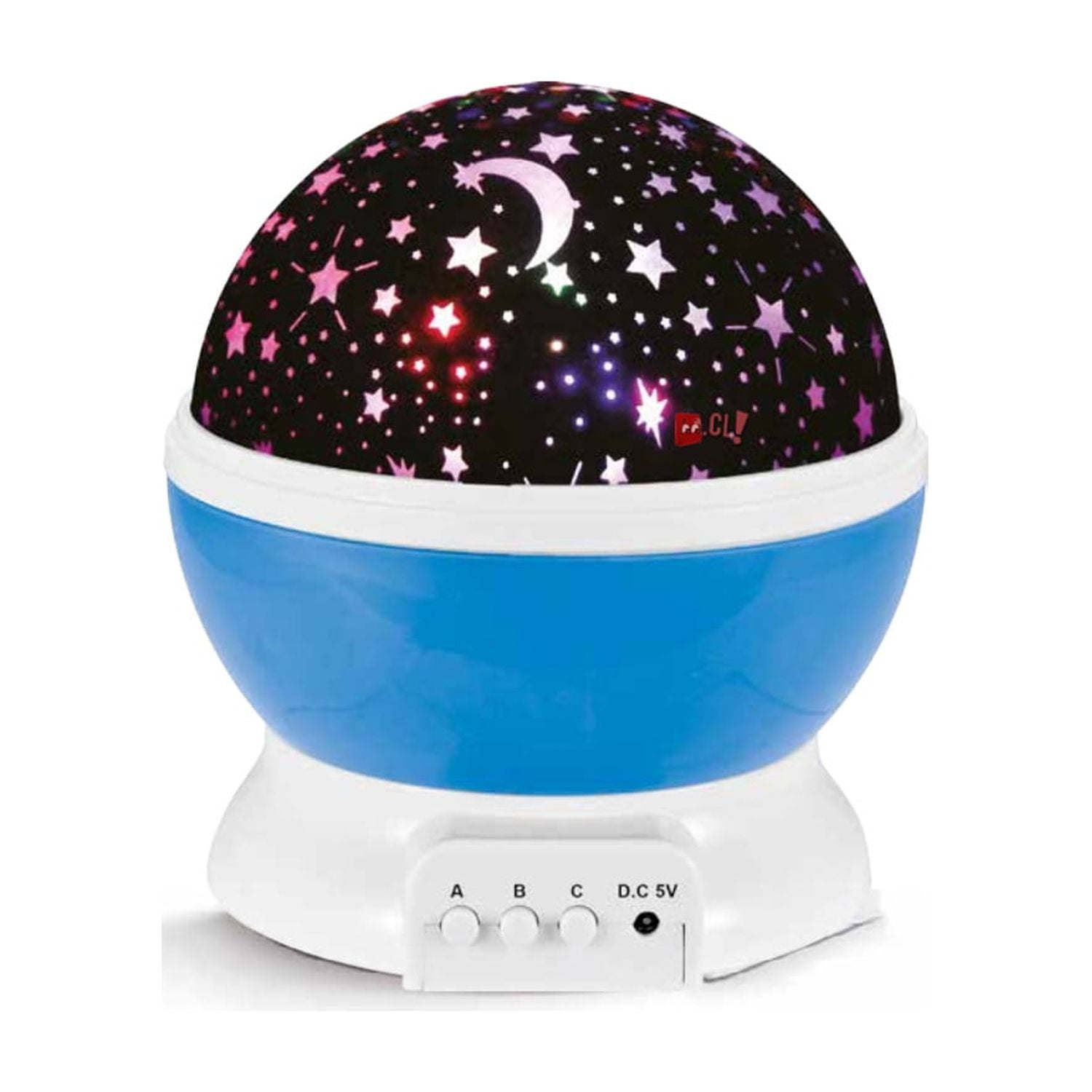 Dblue - Lámpara Proyector De Estrellas Espantacuco Azul - Ps