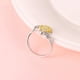 thumbnail image 3 of Anillo girasol ajustable plata 925, 3 of 3
