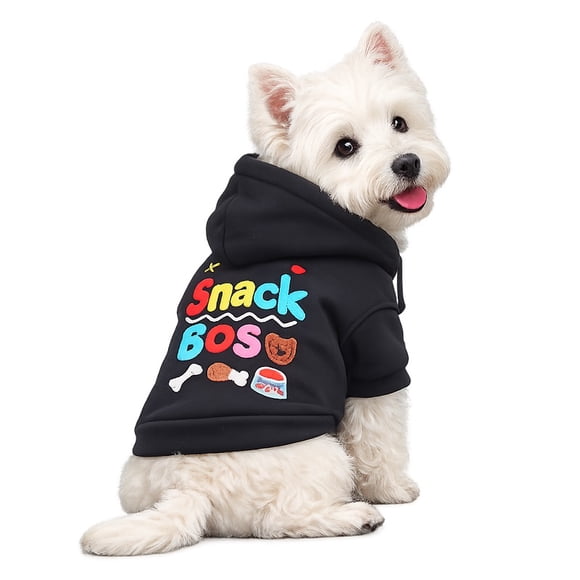 Polerón Capa para Perros pequeños con Broches - Snack Boss - Talla M