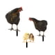 thumbnail image 5 of Estatua De Animal De Pollo, Estacas, Letrero De Pollo, Estatua De Jardín Para Porche Y Patio, 4 Uds., 5 of 5
