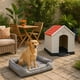 thumbnail image 3 of Cama L para Perro 20x90x68 cm Beige; Gris, 3 of 7