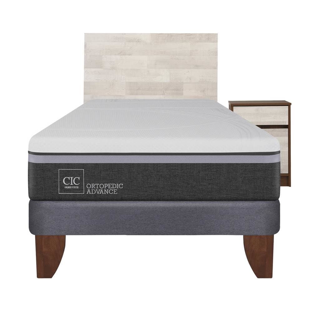 Cic - Cama Europea Ortopedic 1.5 Plaza Base Normal