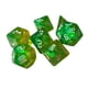thumbnail image 4 of 7 Uds Dado Poliédrico Juguete De Entretenimiento D4-D20 Para Juego De Fiesta Amarillo Verde, 4 of 5