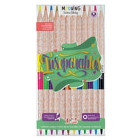 Set De 12 Lápices Bicolores Premium 1 Un  Mooving