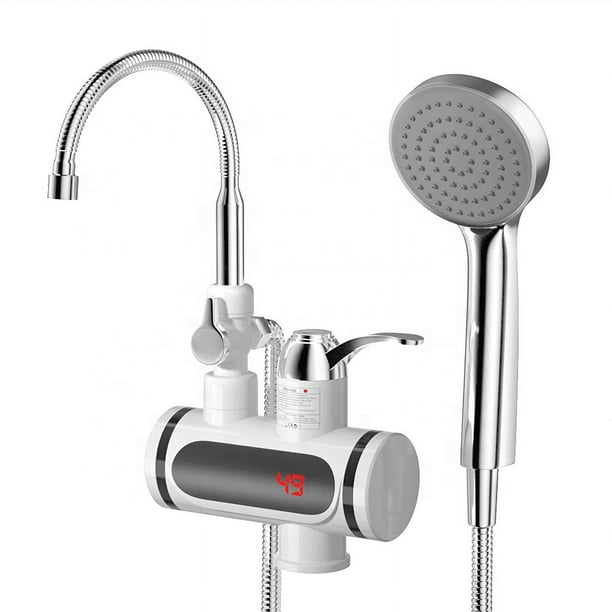 Llave Grifo Calentador Agua Eléctrico Lavaplatos Ducha