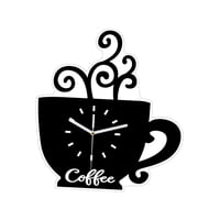 Bothyi - Reloj De Pared Con Forma De Taza De Café, Bonito Regalo, Silencioso Para Dormitorio, Cocina Y Sala De Estar.