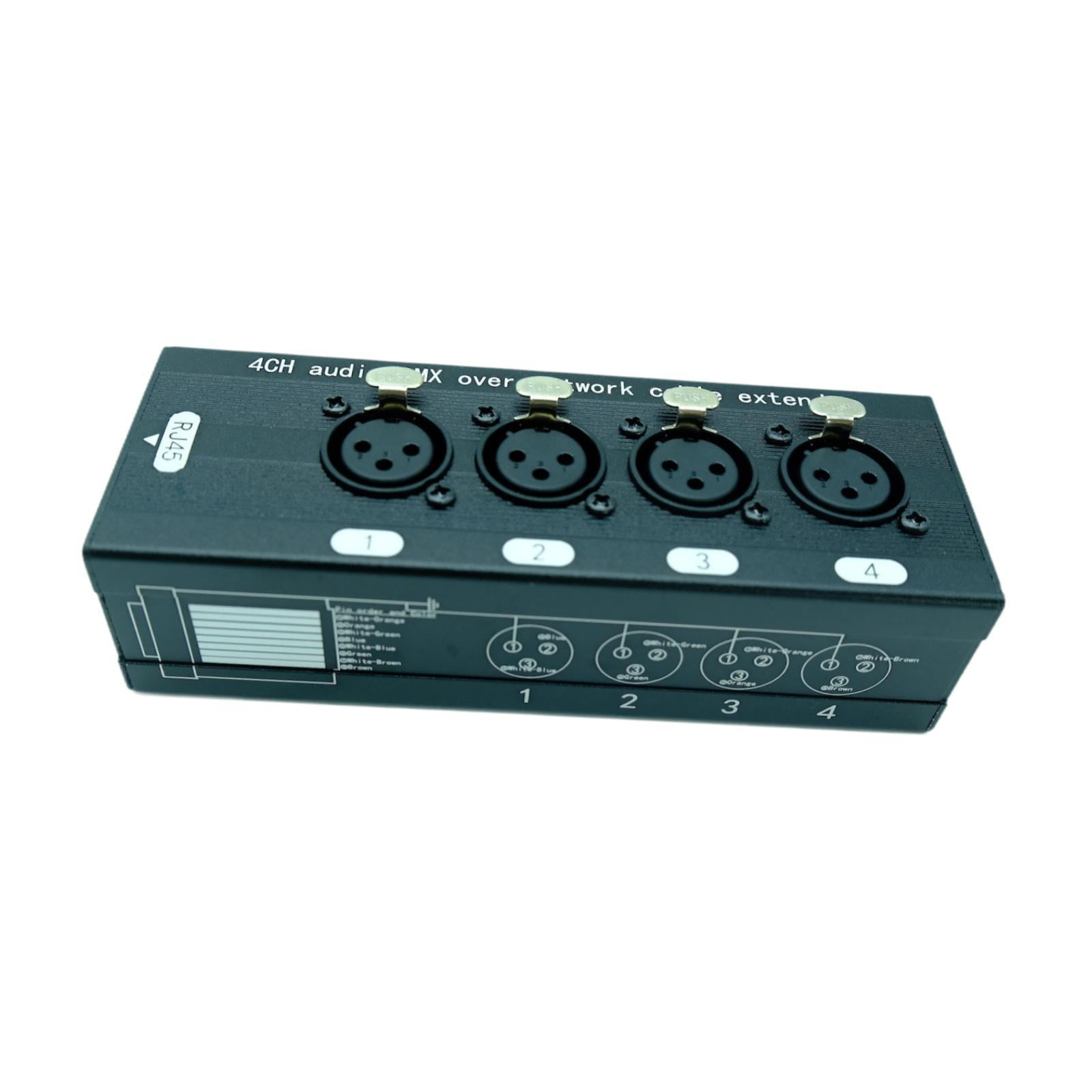 Magideal - Ethernet Extender 4 Canales Snake Multipurpose Multipurpose Male And Femen Cable De Caída Ethernet Ethernet Para Mezcladores De Sonido De Iluminación Xlr 36 Mujer