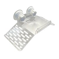 Magideal - Turtle Basking Reptile Repining Terrace Acuario Herramienta De Paisajismo Fuerte Succión Potencia Multi -Propósito Ornamento Acrílico Puente Translúcido