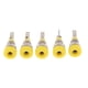 thumbnail image 4 of 5Pieces 2mm Banana Jack Tuerca de conexión para Multimeter Banana Socket amarillo, 4 of 5