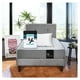thumbnail image 1 of Combo Cama Best 1 Plaza Colchon Resortes 190 Cm + Sabana Cannon + Almohada + Respaldo Tela Gris, 1 of 8