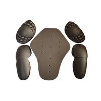Magideal - 5 Piezas De Equipo De Protección Para El Cuerpo De La Motocicleta, Accesorios Para Motocicletas, Juego De Protectores De Inserción Duraderos, Cómodos